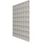 Ekena Millwork 19 5/8in. W x 19 5/8in. H Bradford EnduraWall Decorative 3D Wall Panel Covers 2.67 Sq. Ft. WP20X20BRCGH - alternate 2
